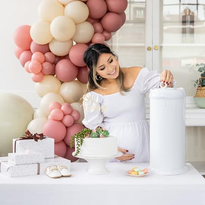 Ubbi Steel Diaper Pail: Powder-Coated Odor-Locking Bin