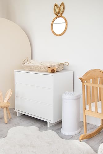 Ubbi Steel Diaper Pail: Powder-Coated Odor-Locking Bin