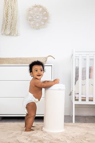Ubbi Steel Diaper Pail: Powder-Coated Odor-Locking Bin