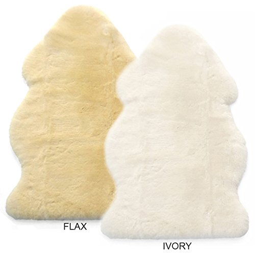 Woolino Sheepskin Luxuriously Soft Rug: 100% Natural Merino Wool