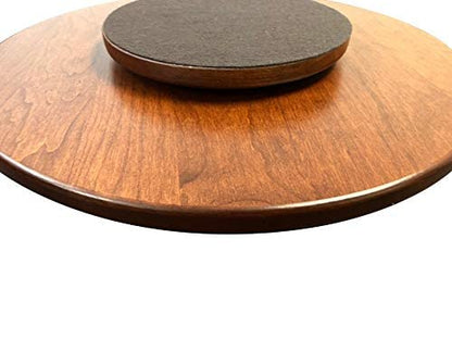 Rustic Red Door Co. Cherry Lazy Susan | TRUE Shift Hardwood Turntable Organizer
