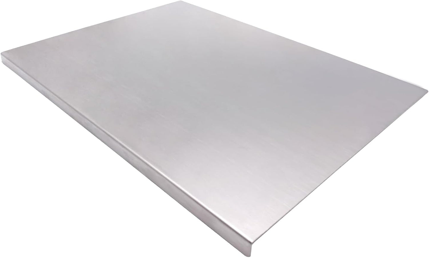 BILLAMB Stainless Steel Cutting Board: Large 15.7" x 11.8" Permanent Prep Surface.
