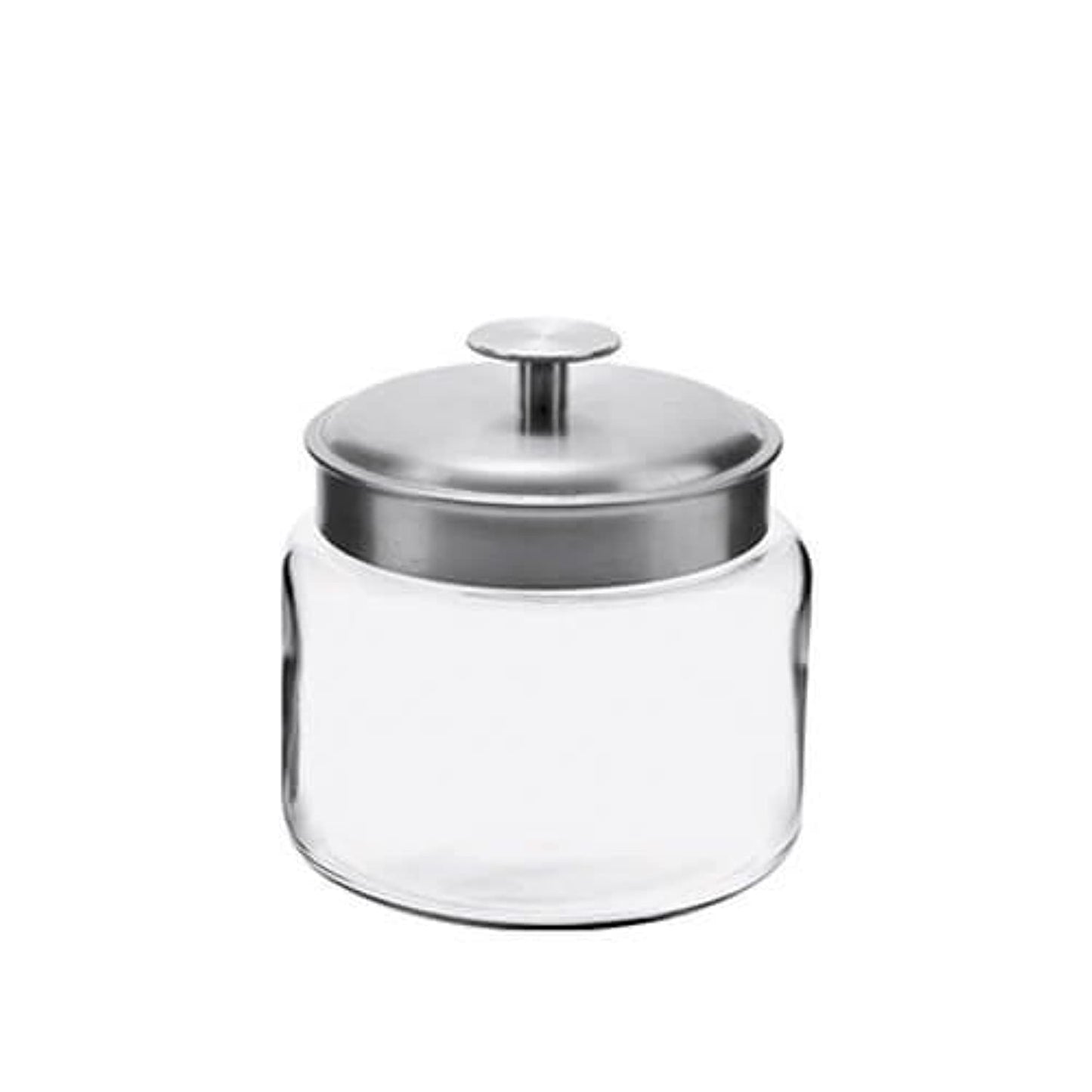 Anchor Hocking Montana 1.5 Gallon Glass Jar: Black Metal Lid