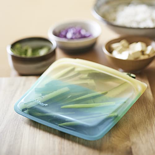 Stasher Premium Silicone Reusable Food Storage Bags (5-Pack Tie Dye)