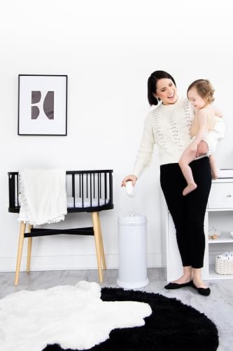 Ubbi Steel Diaper Pail: Powder-Coated Odor-Locking Bin