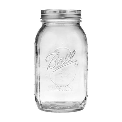 Quilted Glass Jelly Jars, 8 oz, BPA-Free, 12-Count - Ball