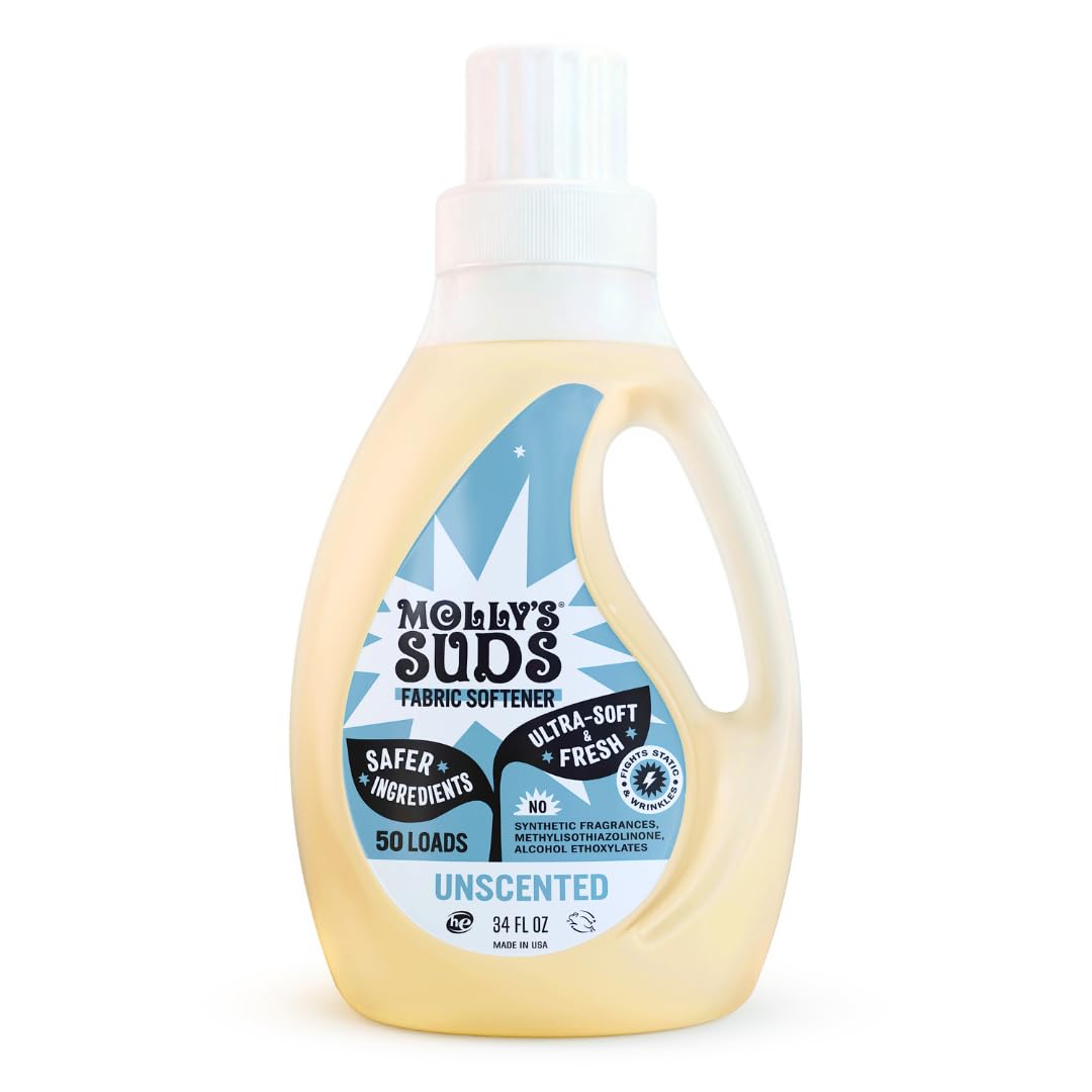 Molly’s Suds Vinegar-Powered Liquid Fabric Softener for Sensitive Skin