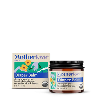 Motherlove Organic Diaper Balm: Herbal Petroleum-Free Relief