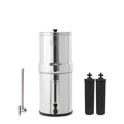 Royal Berkey: The Gravity-Fed Filter with 6,000 Gallon Life to Reduce 250+ Contaminants