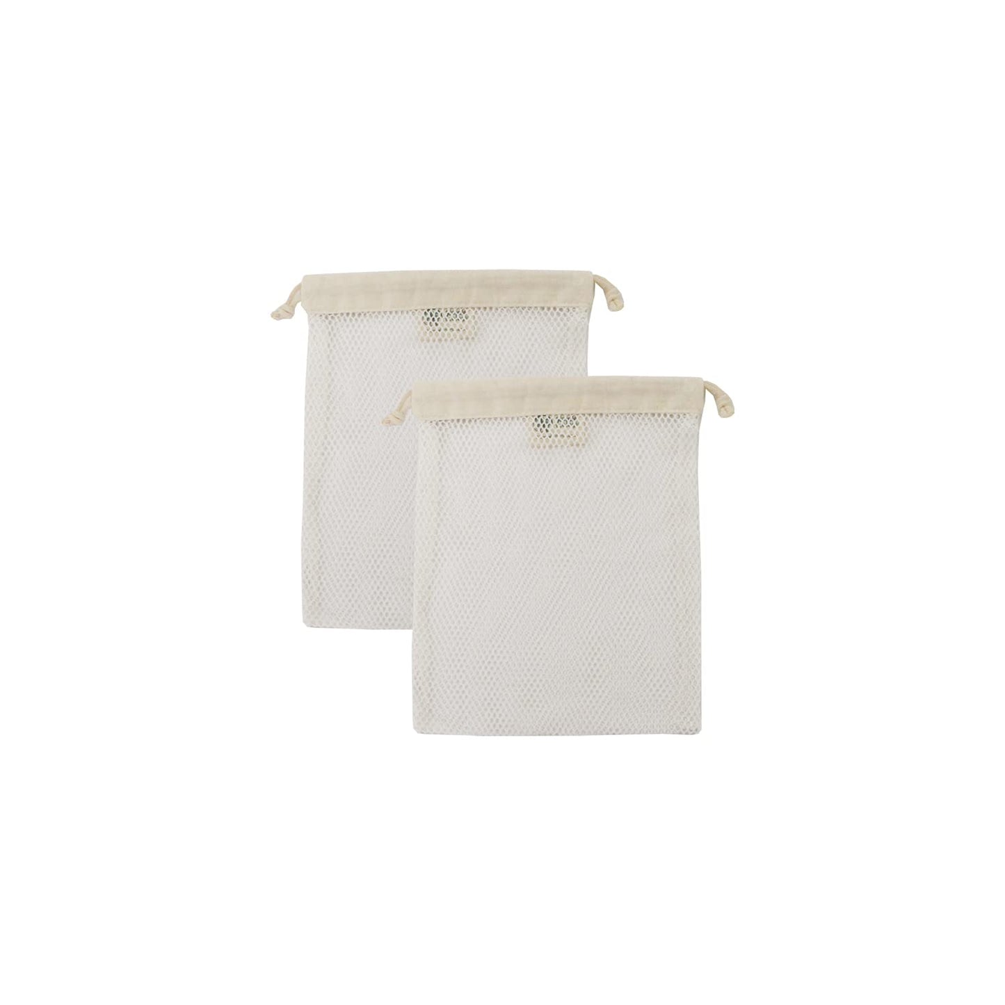 Simple Ecology GOTS Certified Organic Cotton Mesh Laundry Bags (Set of 3)