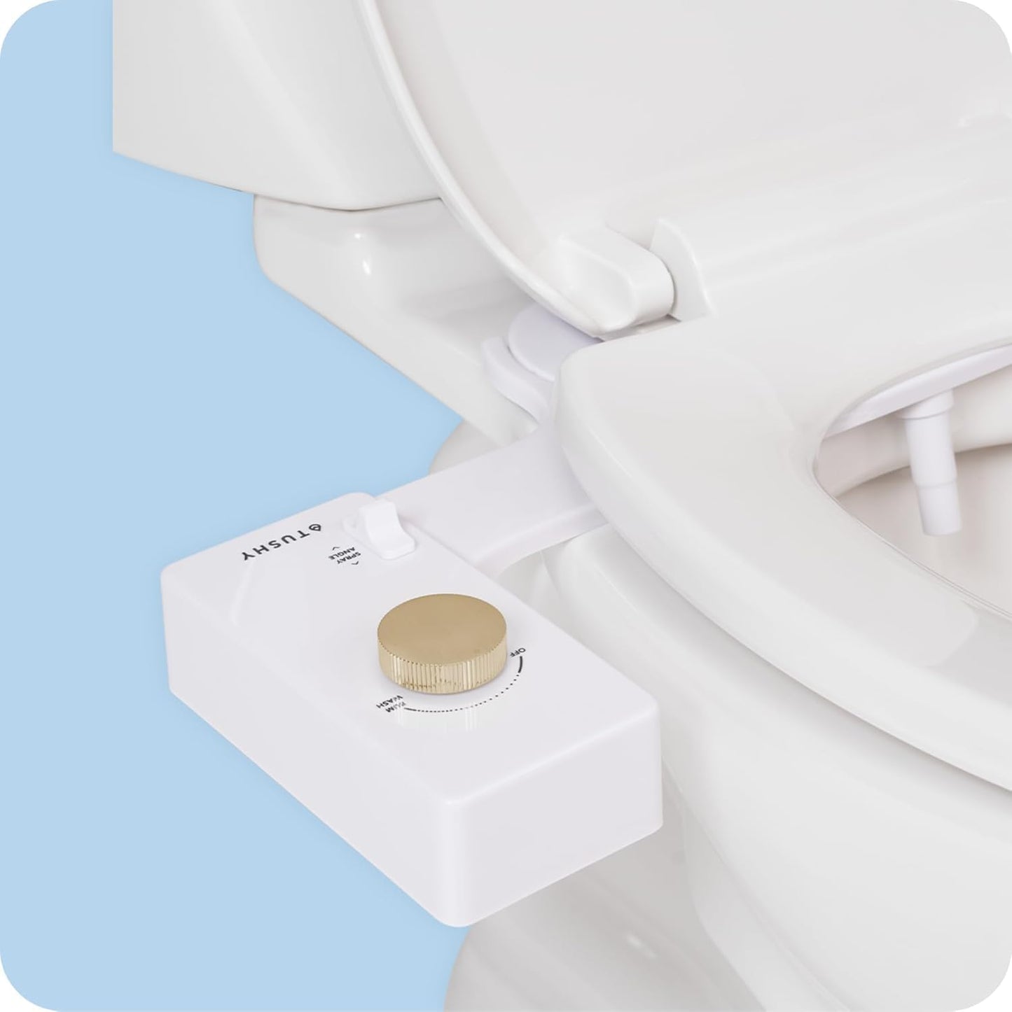 TUSHY 3.0 Spa Bidet Attachment: Cool to Warm Water Cleaning