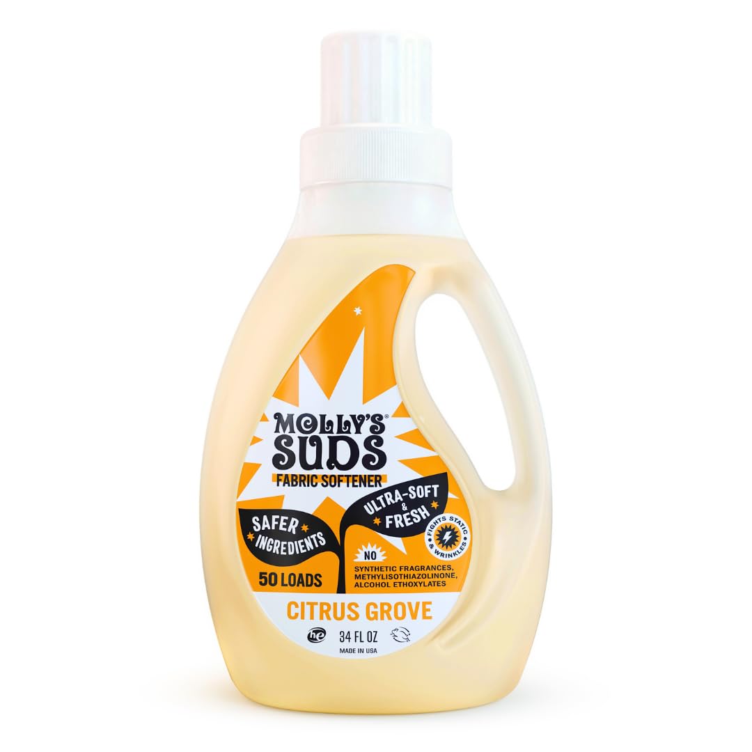Molly’s Suds Vinegar-Powered Liquid Fabric Softener for Sensitive Skin