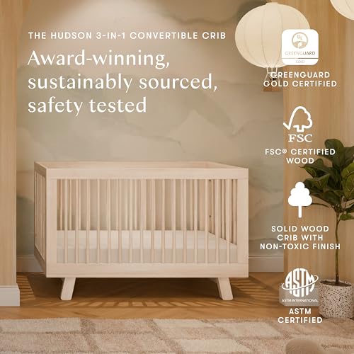 Babyletto Hudson 3-in-1 Crib: GREENGUARD Gold Purity