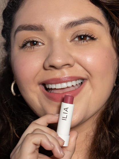 ILIA Balmy Tint Hydrating Lip Balm: Buildable Color with Shea Butter