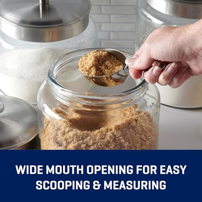 Anchor Hocking Montana 1.5 Gallon Glass Jar: Black Metal Lid