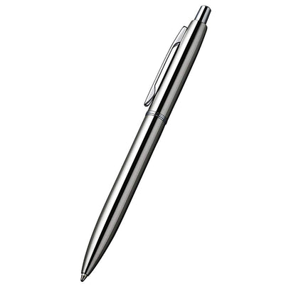 ChaoQ Stainless Steel Retractable Ballpoint Pens (6‑Pack, with 12 Refills) | TRUE Shift Durable Metal Pens