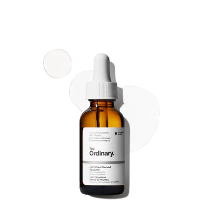 The Ordinary 100% Plant-Derived Squalane on white background