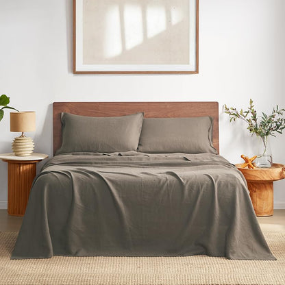 DAPU Pure Linen Sheets Set • 100% French Linen | TRUE Shift Breathable Bedding