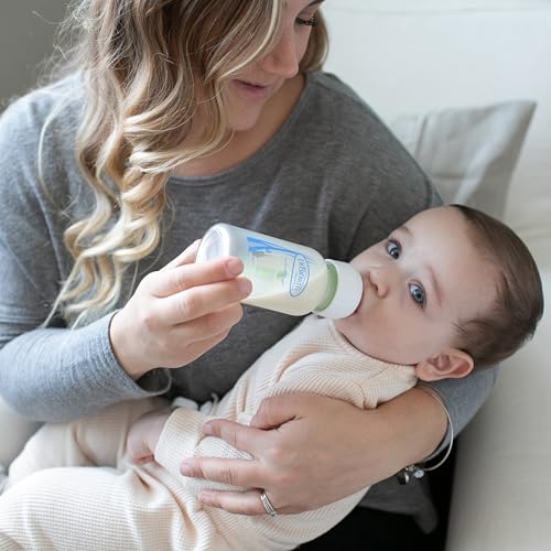 Dr. Brown’s Options+ 4 oz Narrow Borosilicate Glass Baby Bottles (2-Pack)