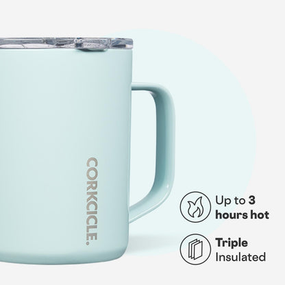 Corkcicle Classic 16 oz Triple-Insulated Stainless Steel Mug