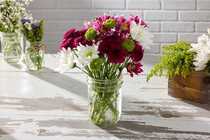 Ball Wide Mouth Pint 16-Ounce Glass Mason Jar with Lids (12-Count)