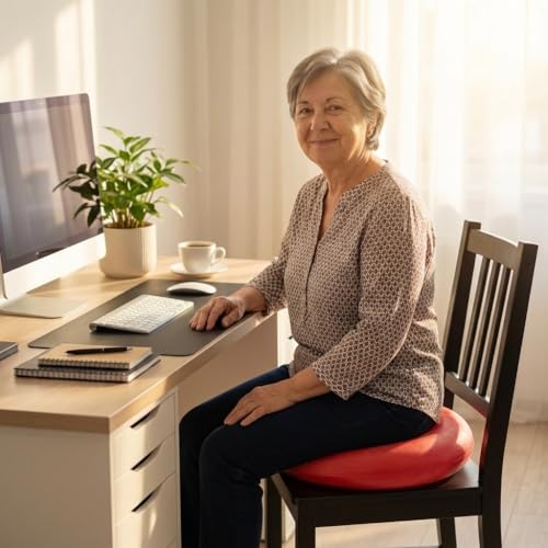 NOVA Inflatable Donut Cushion: 18” Heavy-Gauge Natural Rubber