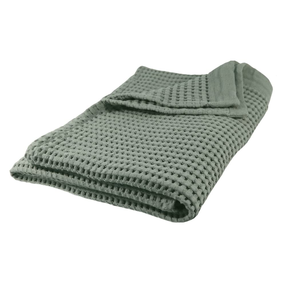 Gilden Tree Bathroom Mat: 100% Absorbent Cotton Waffle Weave