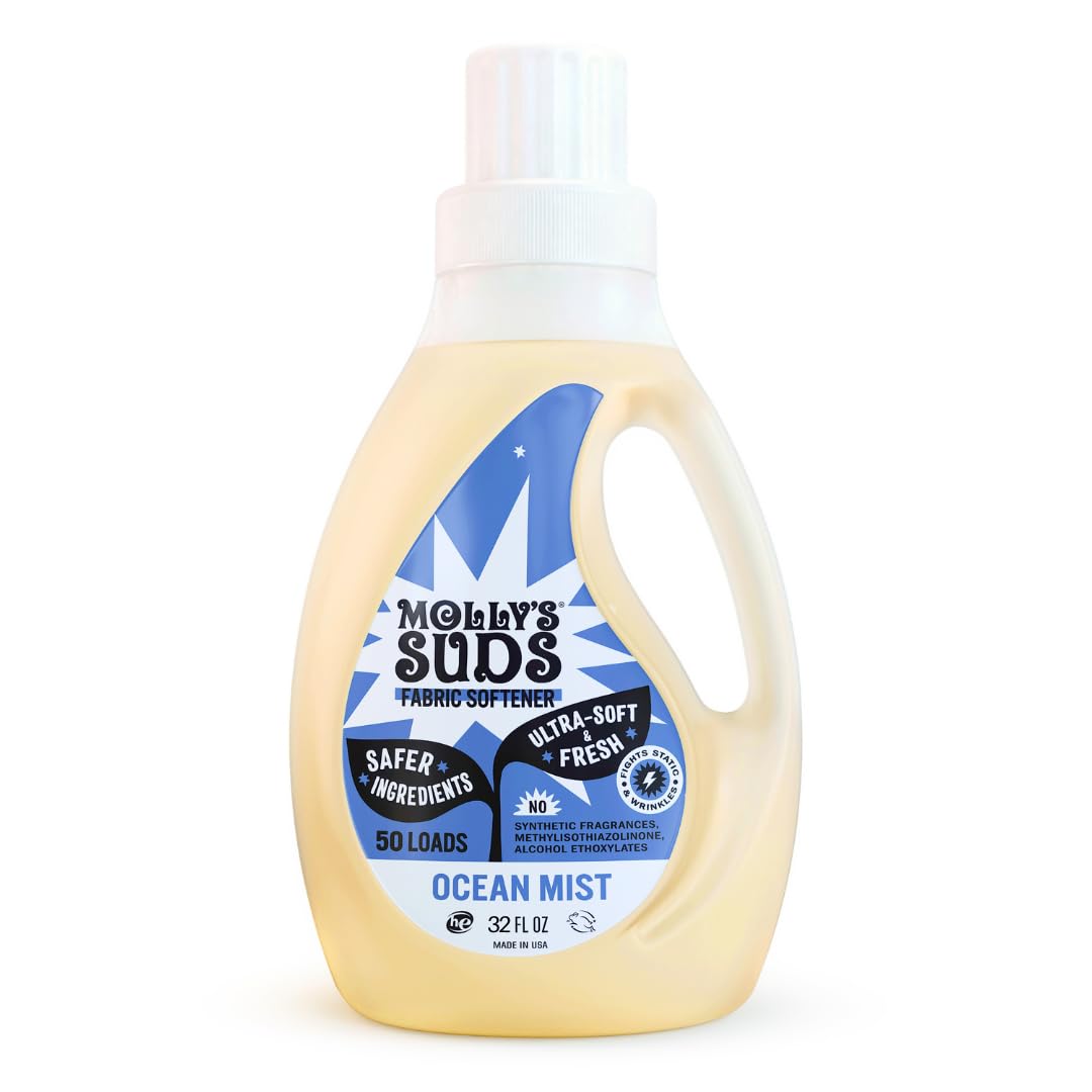 Molly’s Suds Vinegar-Powered Liquid Fabric Softener for Sensitive Skin