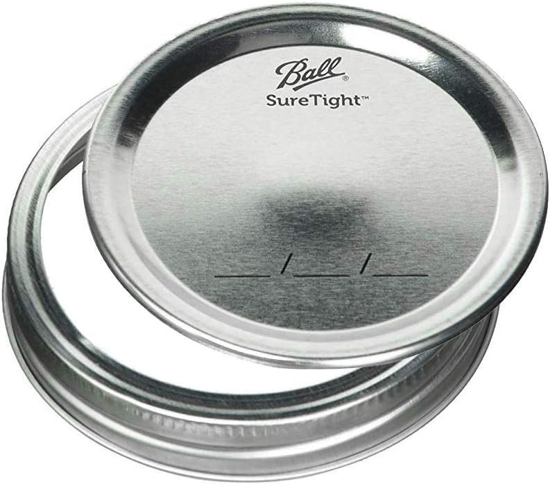 Ball Wide Mouth Pint 16-Ounce Glass Mason Jar with Lids (2-Pack)