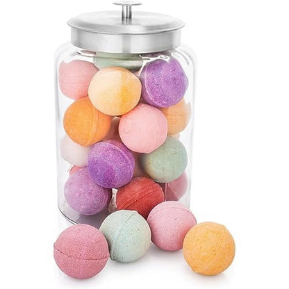 Anchor Hocking Montana 1.5 Gallon Glass Jar: Black Metal Lid