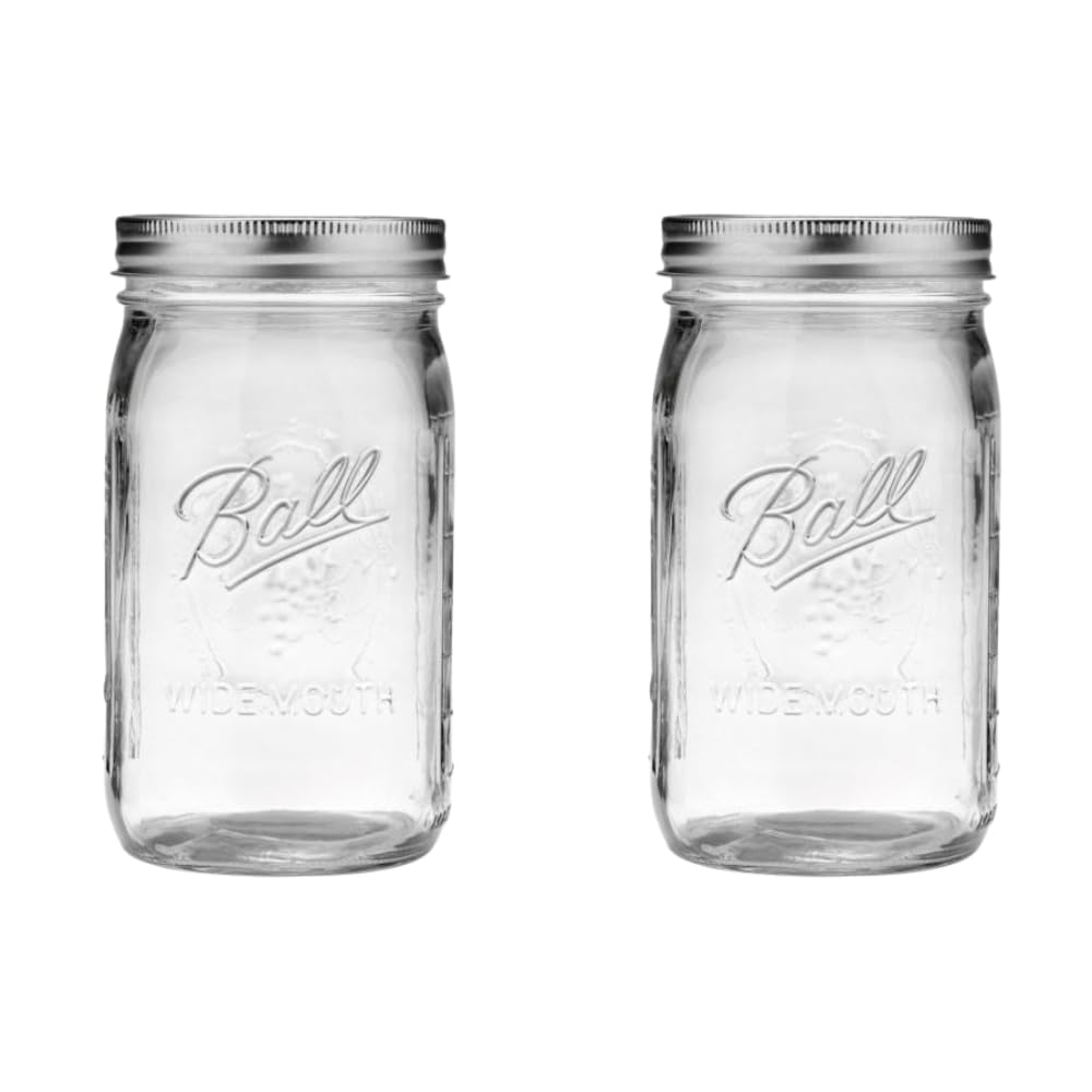 Quilted Glass Jelly Jars, 8 oz, BPA-Free, 12-Count - Ball