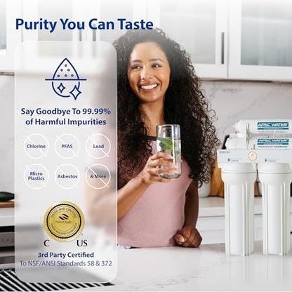 APEC ROES-PH75: The WQA Certified 6-Stage System for Alkaline Mineral pH+ Drinking Water