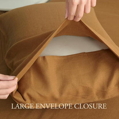 DAPU Pure Linen Sheets Set • 100% French Linen | TRUE Shift Breathable Bedding