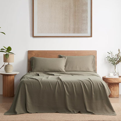 DAPU Pure Linen Sheets Set • 100% French Linen | TRUE Shift Breathable Bedding