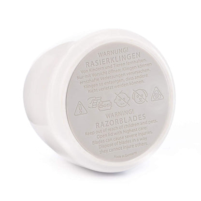 MÜHLE Blade Bank – Porcelain White, Plastic‑Free Razor Blade Disposal
