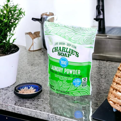 Charlie’s Soap Fragrance-Free Hypoallergenic Deep Cleaning Laundry Powder