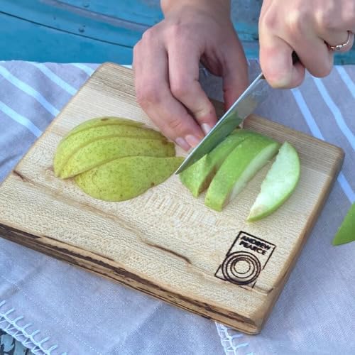Vermont Single Live Edge Cherry Board: One-Solid-Piece & Glue-Free.