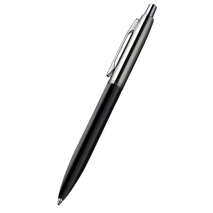ChaoQ Stainless Steel Retractable Ballpoint Pens (6‑Pack, with 12 Refills) | TRUE Shift Durable Metal Pens
