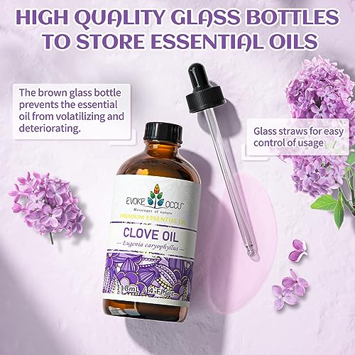 EVOKE OCCU: 100% Pure Clary Sage Essential Oil, 4oz