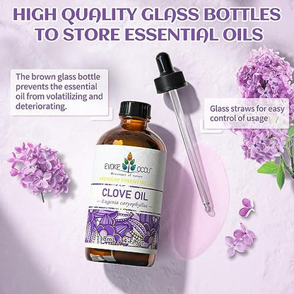 EVOKE OCCU: 100% Pure Clary Sage Essential Oil, 4oz