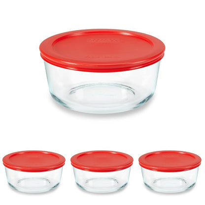 Pyrex Simply Store 4-Cup Glass Food Storage Container