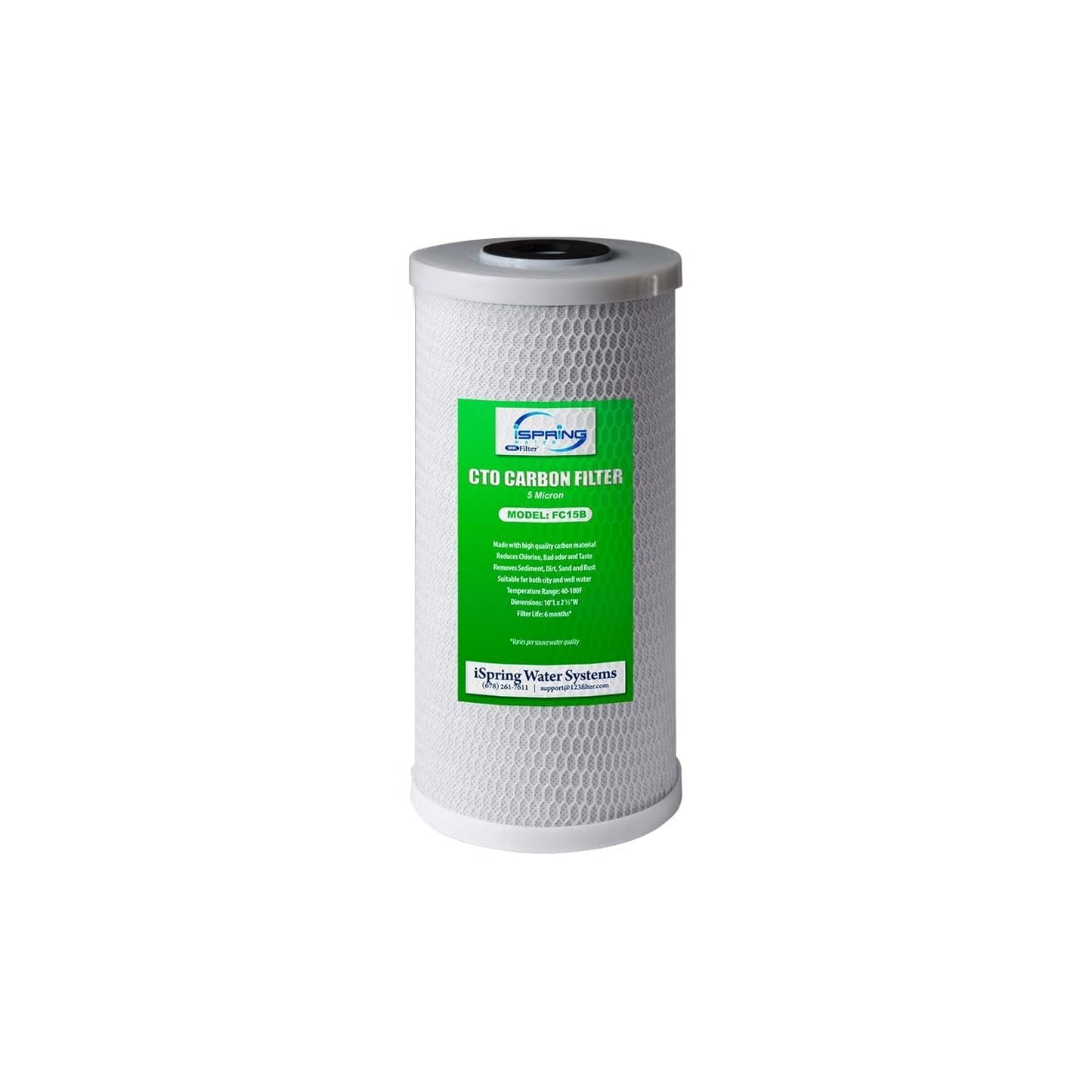 Compact Whole-House PFAS & Lead Water Filter, 2-Stage – iSpring WGB21B-PFKS