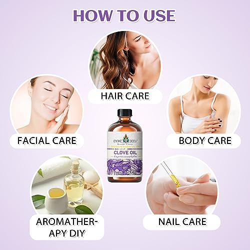 EVOKE OCCU: 100% Pure Clary Sage Essential Oil, 4oz