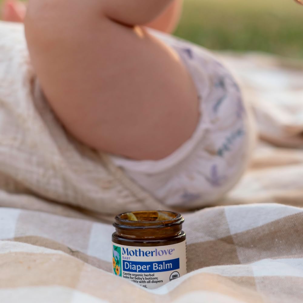 Motherlove Organic Diaper Balm: Herbal Petroleum-Free Relief