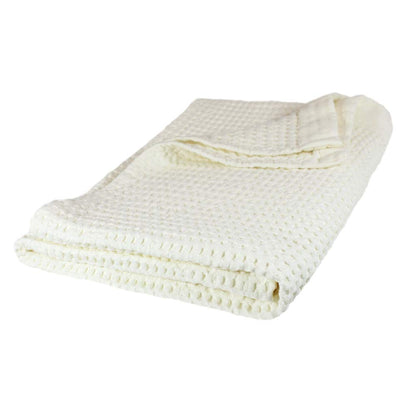 Gilden Tree Bathroom Mat: 100% Absorbent Cotton Waffle Weave
