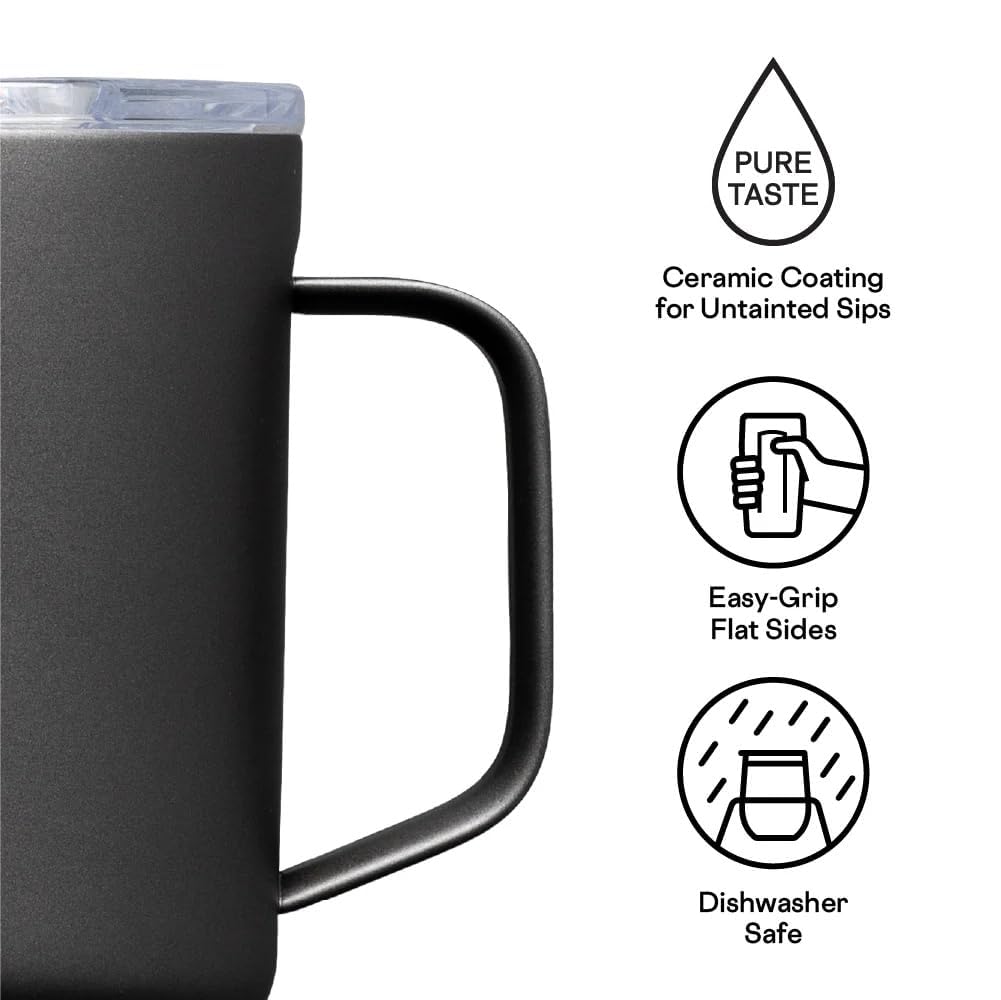 Corkcicle Classic 16 oz Triple-Insulated Stainless Steel Mug