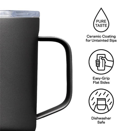 Corkcicle Classic 16 oz Triple-Insulated Stainless Steel Mug