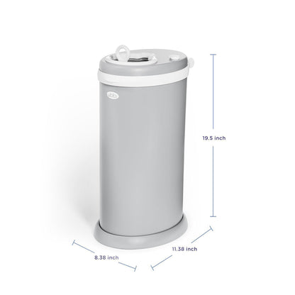 Ubbi Steel Diaper Pail: Powder-Coated Odor-Locking Bin
