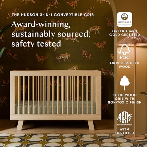 Babyletto Hudson 3-in-1 Crib: GREENGUARD Gold Purity
