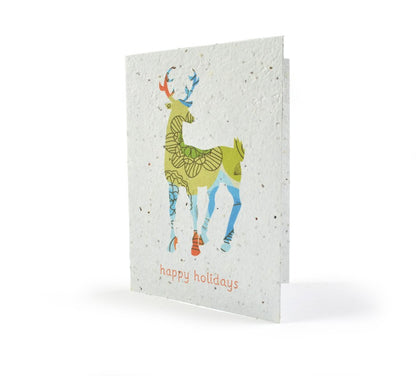 Grows When Planted: Eco-Friendly Seed Paper Cards Made from 100% Post-Industrial Recycled Paper